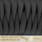 2 Cadeiras Atenas Tricô Náutico E Alumínio Com Proteção Uv Pa