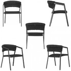 2 Cadeiras Atenas Tricô Náutico E Alumínio Edícula E Cozinha