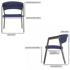 2 Cadeiras Atenas Tricô Náutico E Alumínio Edícula E Cozinha