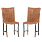 2 Cadeiras Corda Náutica Cannes Em Alumínio Com Pintura Eletr