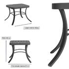 2 Cadeiras De Area Em Aluminio E Tela Sling Clássic E 1 Mesa