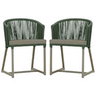 2 Cadeiras De Jantar Área Noronha Em Alumínio Com Pintura Fen