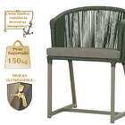 2 Cadeiras De Jantar Área Noronha Em Alumínio Com Pintura Fen