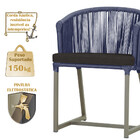 2 Cadeiras De Jantar Área Noronha Em Alumínio Com Pintura Fen