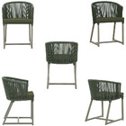 2 Cadeiras De Jantar Área Noronha Em Alumínio Com Pintura Fen