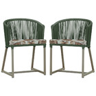 2 Cadeiras De Jantar Área Noronha Em Alumínio Com Pintura Fen