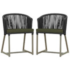 2 Cadeiras De Jantar Área Noronha Em Alumínio Com Pintura Fen