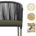 2 Cadeiras De Jantar Área Noronha Em Alumínio Com Pintura Fen