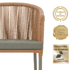 2 Cadeiras De Jantar Área Noronha Em Alumínio Com Pintura Fen