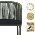 2 Cadeiras De Jantar Área Noronha Em Alumínio Com Pintura Mar