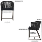 2 Cadeiras De Jantar Área Noronha Em Alumínio Com Pintura Mar