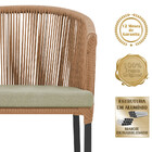 2 Cadeiras De Jantar Área Noronha Em Alumínio Com Pintura Pre