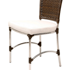 2 Cadeiras De Jantar Jk Em Alumínio Para Cozinha, Piscina, Ed