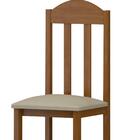 2 Cadeiras De Jantar Madeira Maciça Estofado Safira Mel Coran