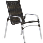 2 Cadeiras Emilly Em Alumínio Trama Original