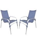 2 Cadeiras Emily Azul Dark