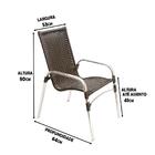 2 Cadeiras Emily Tabaco