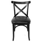 2 Cadeiras Estofada X Katrina Madeira Maciça Restaurante Pizz