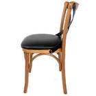 2 Cadeiras Estofada X Katrina Madeira Maciça Restaurante Pizz