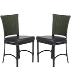 2 Cadeiras Florata Em Corda Náutica E Alumínio Para Área Inte