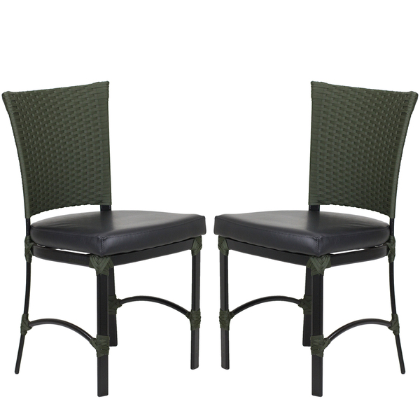 2 Cadeiras Florata Em Corda Náutica E Alumínio Para Área Inte