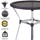 2 Cadeiras Floripa E Mesa Tampo Tramado Piscina, Jardim, Vara