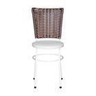 2 Cadeiras Para Cozinha Branca Hawai Avelã Branco