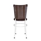 2 Cadeiras Para Cozinha Branca Hawai Avelã Marrom