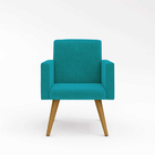 2 Cadeiras Poltronas Para Sala Escritório – Balaqui Decor Azu