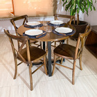 2 Cadeiras Sala De Jantar Paris De Madeira Eucalipto Katrina