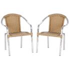 2 Cadeiras Toquio Para Área Externa, Edícula Em Aluminio E Fi