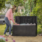 2 Caixas Grandes Organizadoras 270 Litros Baú Com Tampa Armaz