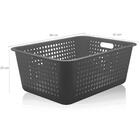 2 Caixas Organizadoras Grandes Organize Cestos Plásticos 40l