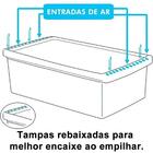 2 Caixas Plásticas Guardar Sapatos 35 A 38 Ordene 4,2l Organ