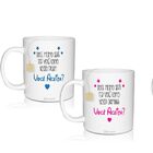 2 Canecas Convite Personalizadas Você Aceita - Para Pajem E D