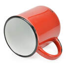 2 Canecas Tipo Esmaltada Cerâmica Grand Retro 320ml Vermelho