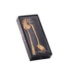 2 Colheres De Açúcar Wolff Berna Dourado De Aço Inox