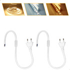2 Conector Plug Para Fita De Led Direto Na Rede Rabicho