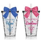 2 Copos Convite Twister Personalizados Para Pajem E Daminha -