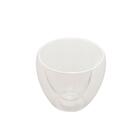 2 Copos De Chá Lyor Parede Dupla Heart Incolor 230ml