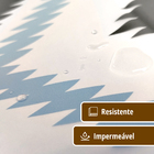 2 Cortina Box Banheiro Antimofo Ganchos 180x180 Pev Es Vr - M