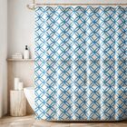 2 Cortina Box Banheiro Antimofo Ganchos 180x180 Pev Es Vr - M