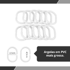 2 Cortina Box Banheiro Pvc Estampada Antimofo Ilhós M2 2,30m
