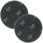 2 Disco Enceradeira Fibra Limpeza Removedor Preto 350m Betta