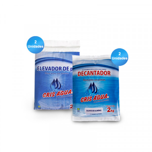 2 Elevador De Ph  Barrilha Leve + 2 Sulfato De Alumínio  Deca