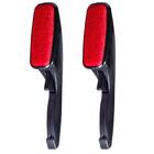 2 Escovas Tira Pelos Giratória Removedor De Fiapos Carpetes S