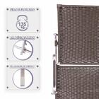 2 Espreguiçadeira Catar - 1 Mesa Baixa Colômbia