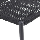 2 Espreguiçadeira Corda Náutica Mesa Garden Tampo Ripado Alum