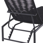 2 Espreguiçadeira Corda Náutica Mesa Garden Tampo Ripado Alum