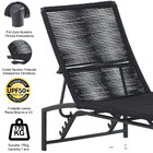 2 Espreguiçadeira Corda Náutica Mesa Garden Tampo Ripado Alum